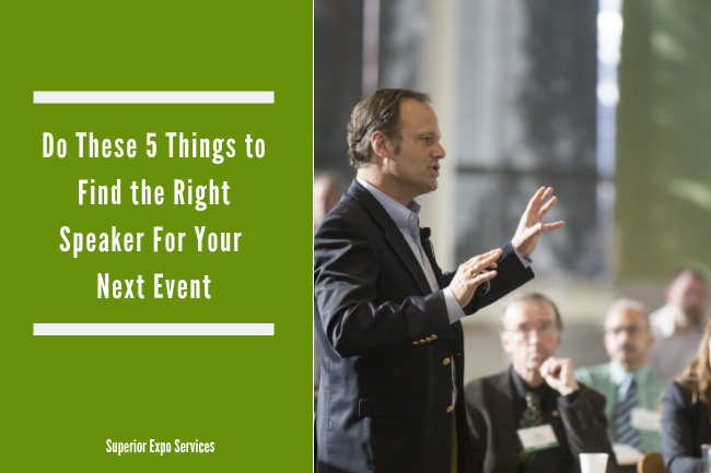 Do These 5 Things to Find the Right Speaker For Your Next Event