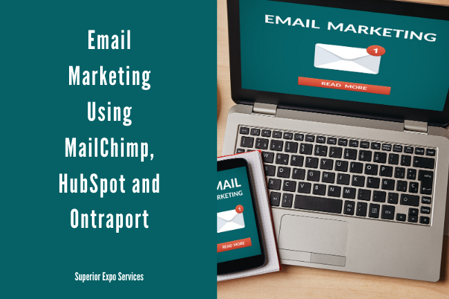 email marketing using mailchimp, hubspot and ontraport